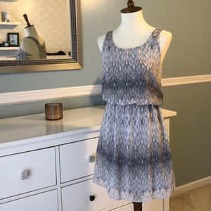 Grey Ikat Dress